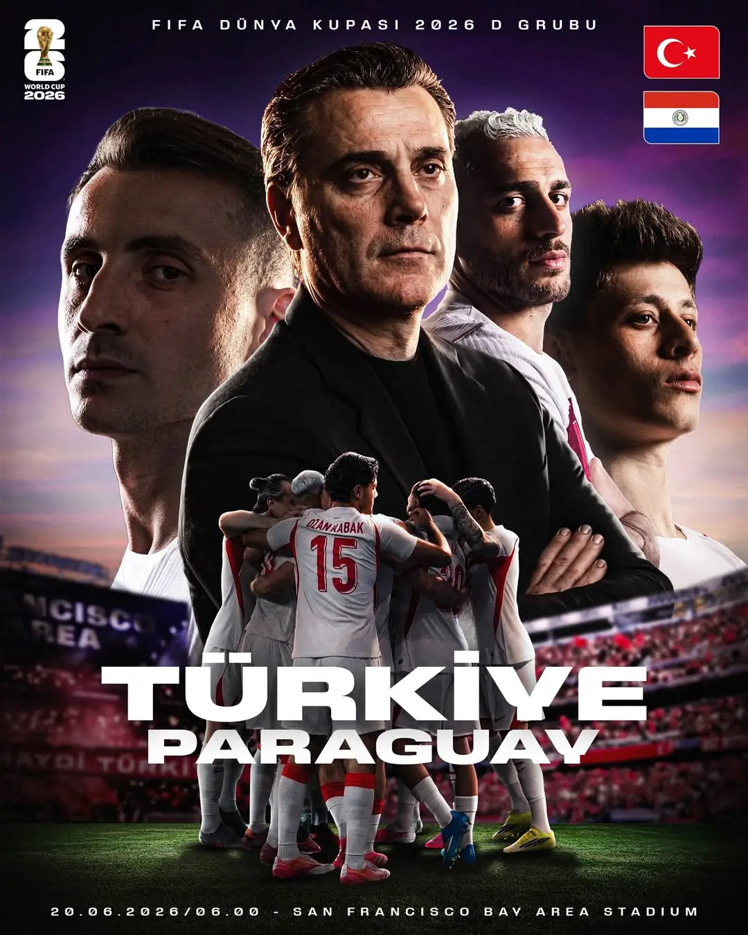 2026 FIFA Dünya Kupası'nda Türkiye Paraguay'a Karşı
