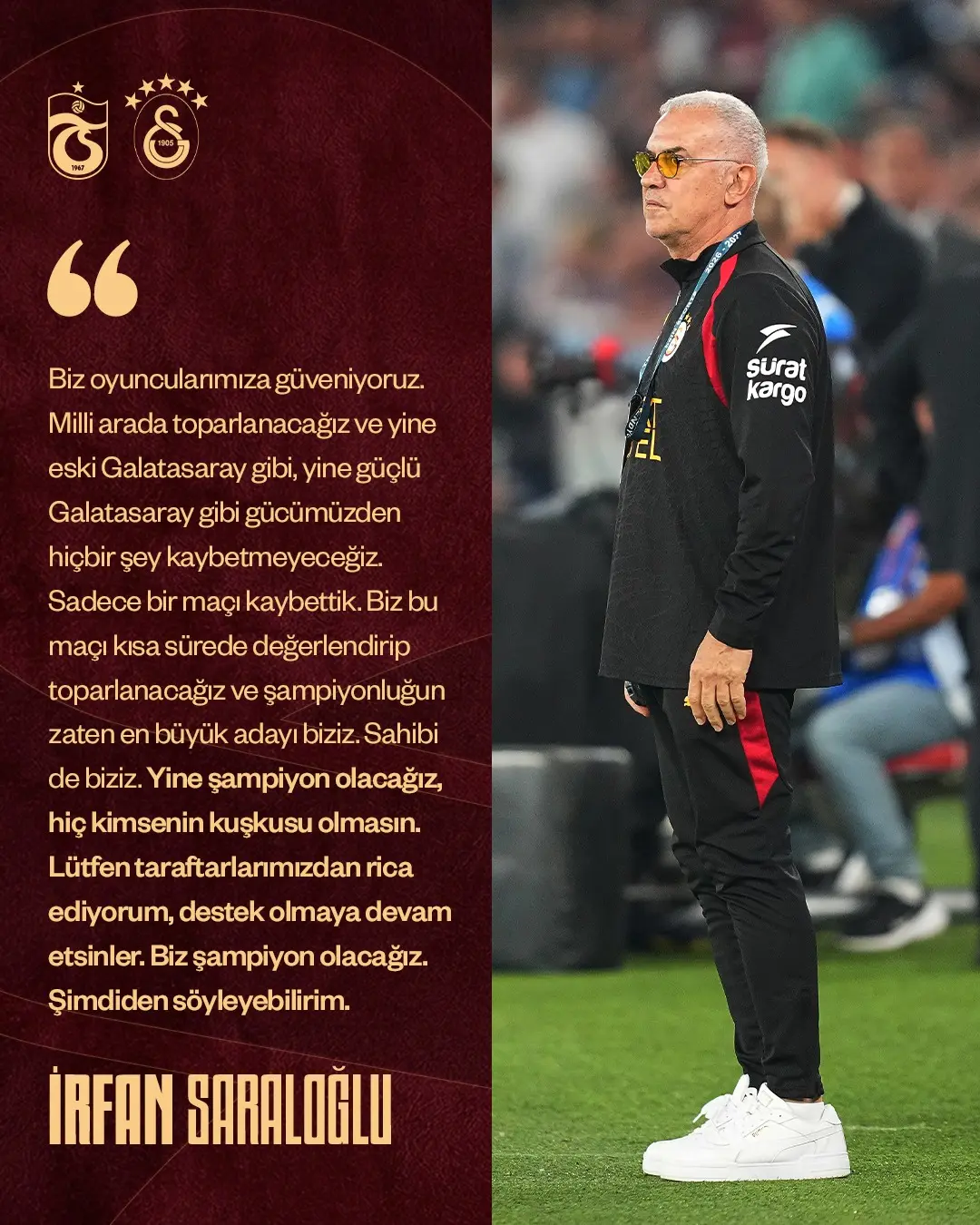 🎙️ Yardımcı antrenörümüz İrfan Saraloğlu'nun karşılaşma sonrasında yaptığı açıklamaların tamamı...