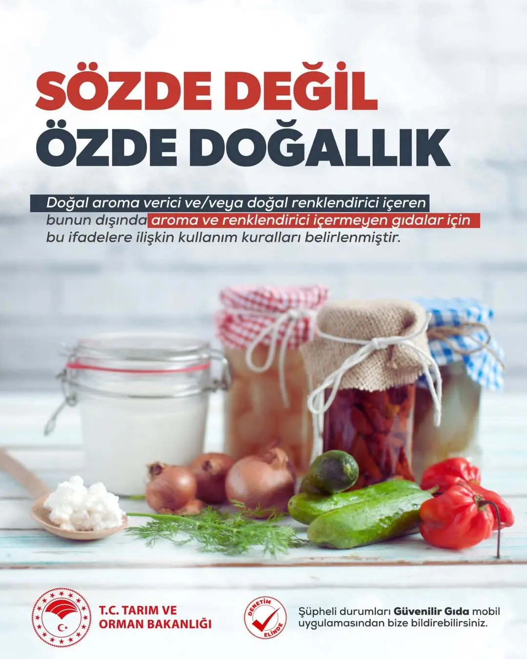 Gıda Etiketlerinde 'Doğal' İfadesinin Yanıltıcı Kullanımına Son Veriliyor