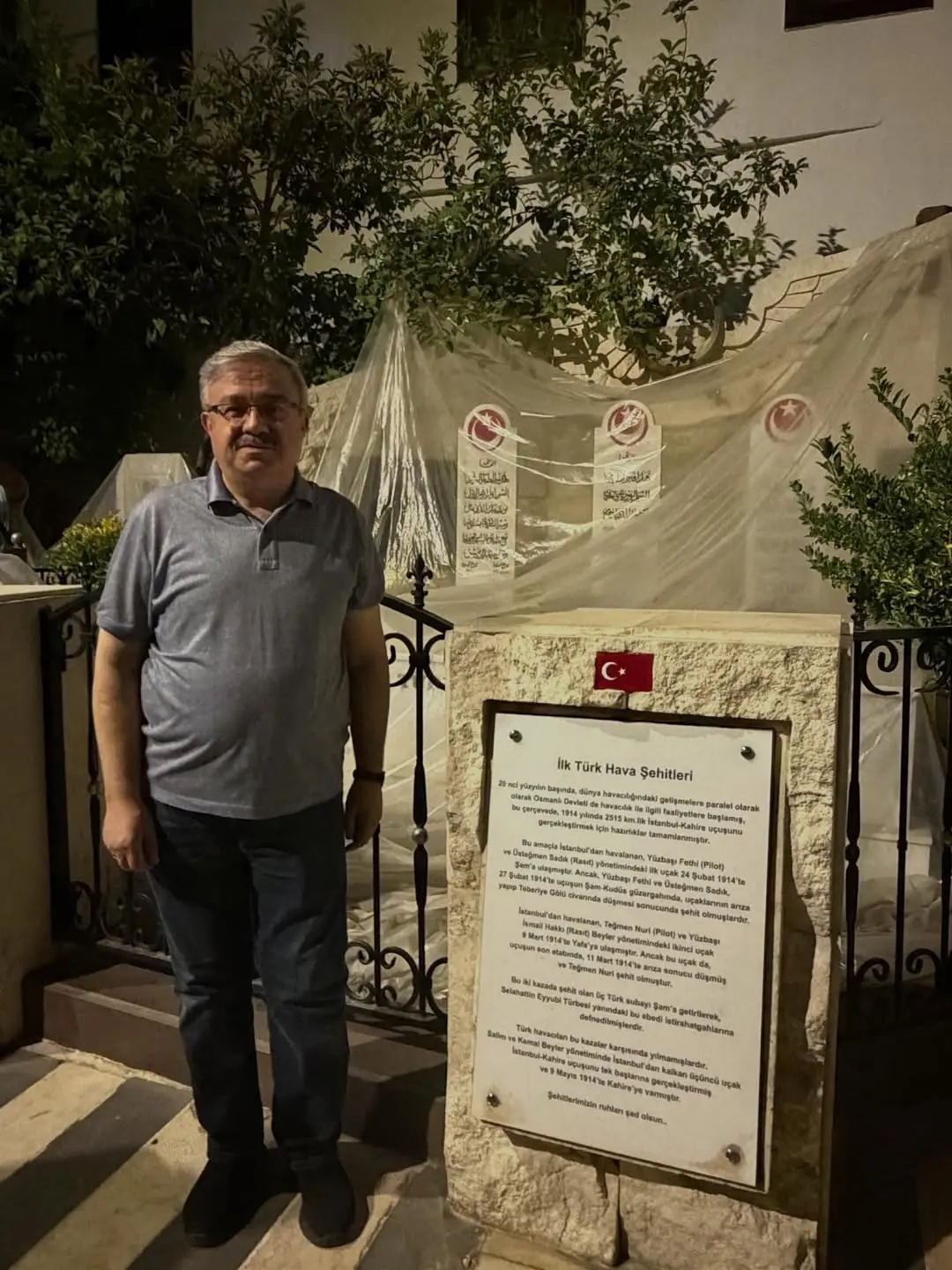 Ak Parti Milletvekili İbrahim Yurdunuseven Şam'da Türk Hava Şehitlerini Ziyaret Etti