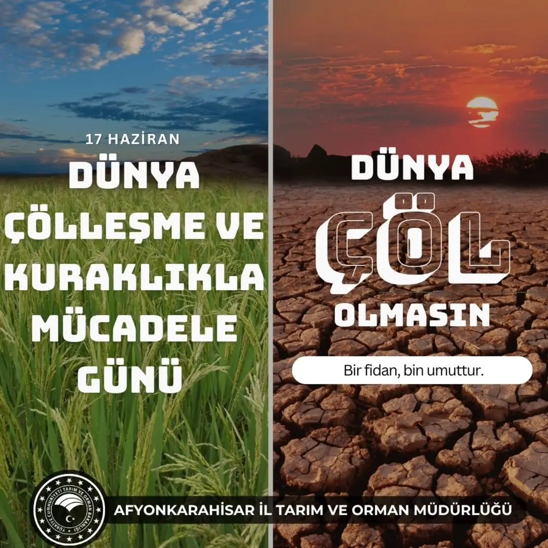 17 Haziran Dünya Çölleşme ve Kuraklıkla Mücadele Günü