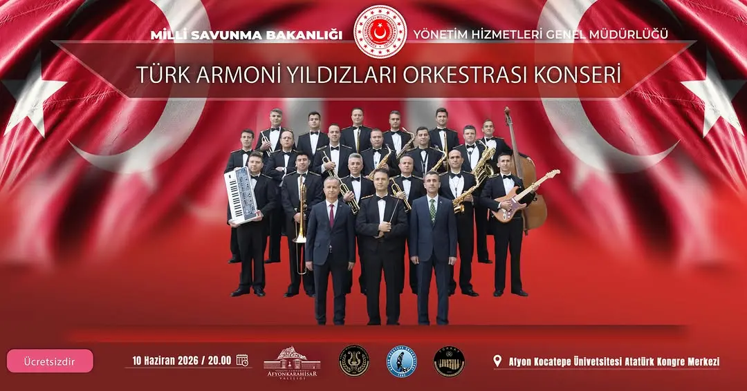 Türk Armoni Yıldızları Orkestrası Afyonkarahisar’da!