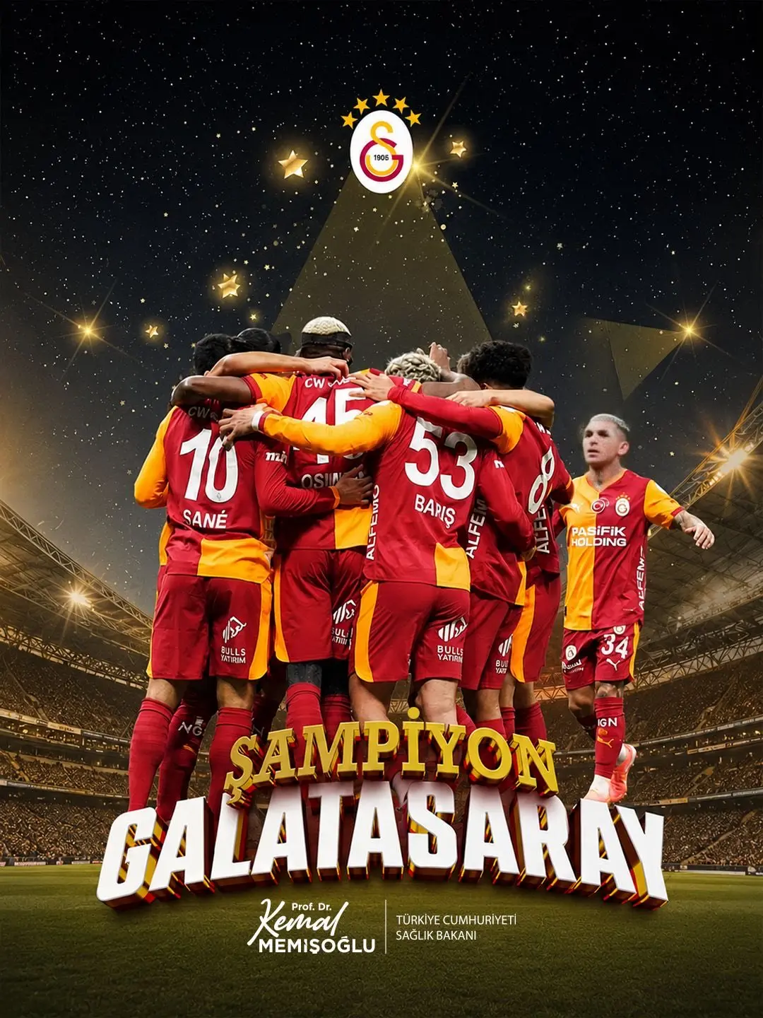 Galatasaray, 2025-2026 sezonunu şampiyon olarak tamamladı