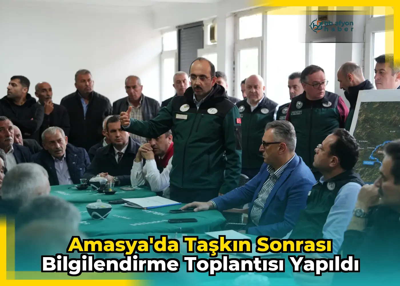 Amasya'da Taşkın Sonrası Bilgilendirme Toplantısı Yapıldı