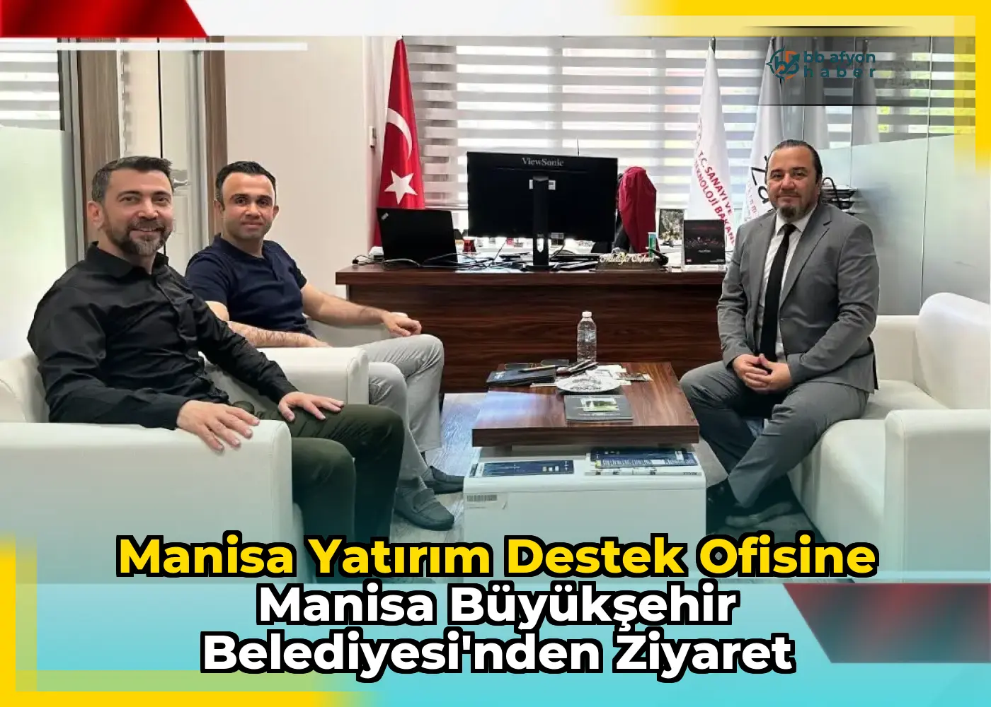 Manisa Yatırım Destek Ofisine Manisa Büyükşehir Belediyesi'nden Ziyaret