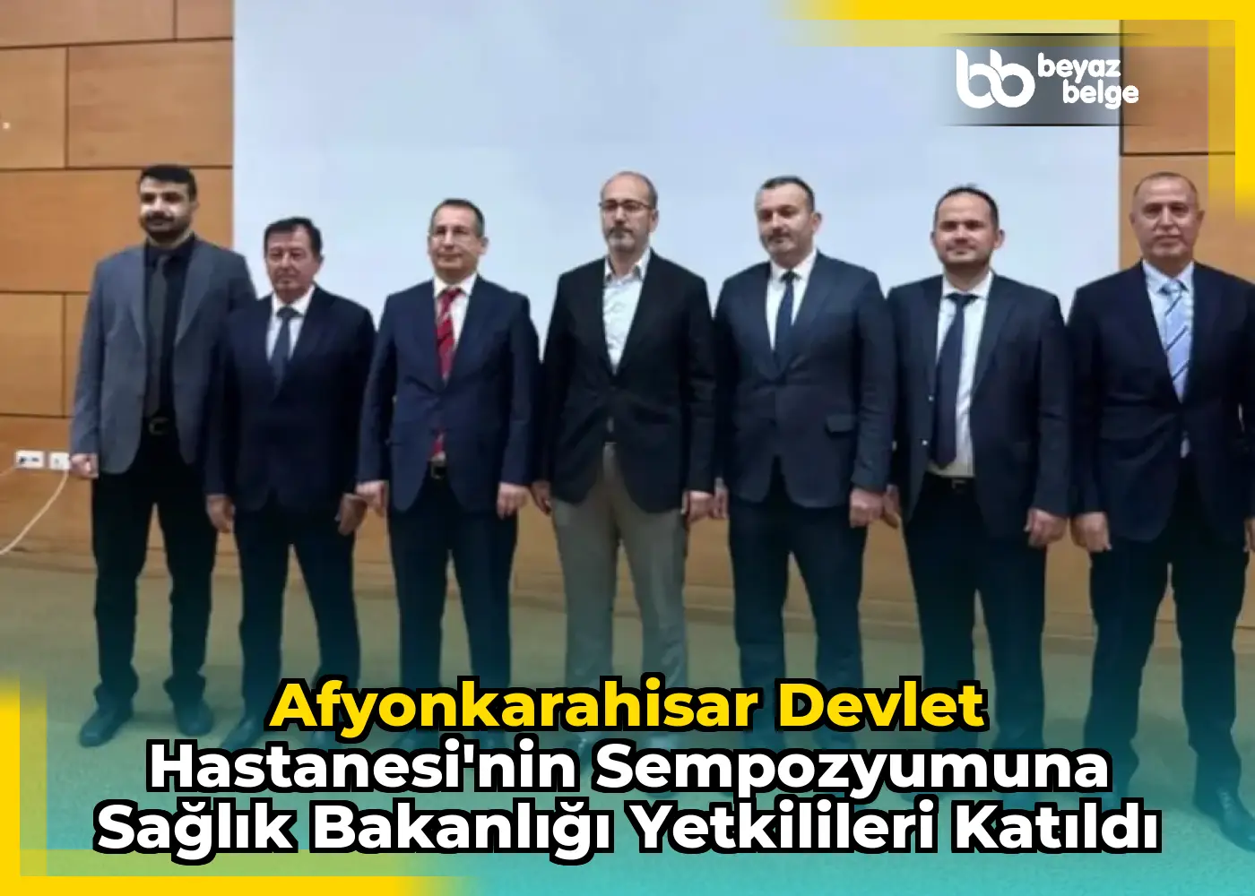 Afyonkarahisar Devlet Hastanesi'nin Sempozyumuna Sağlık Bakanlığı Yetkilileri Katıldı