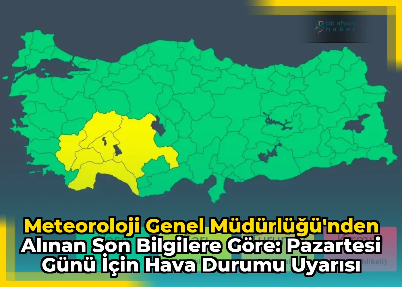 Meteoroloji Genel Müdürlüğü'nden Alınan Son Bilgilere Göre: Pazartesi Günü İçin Hava Durumu Uyarısı