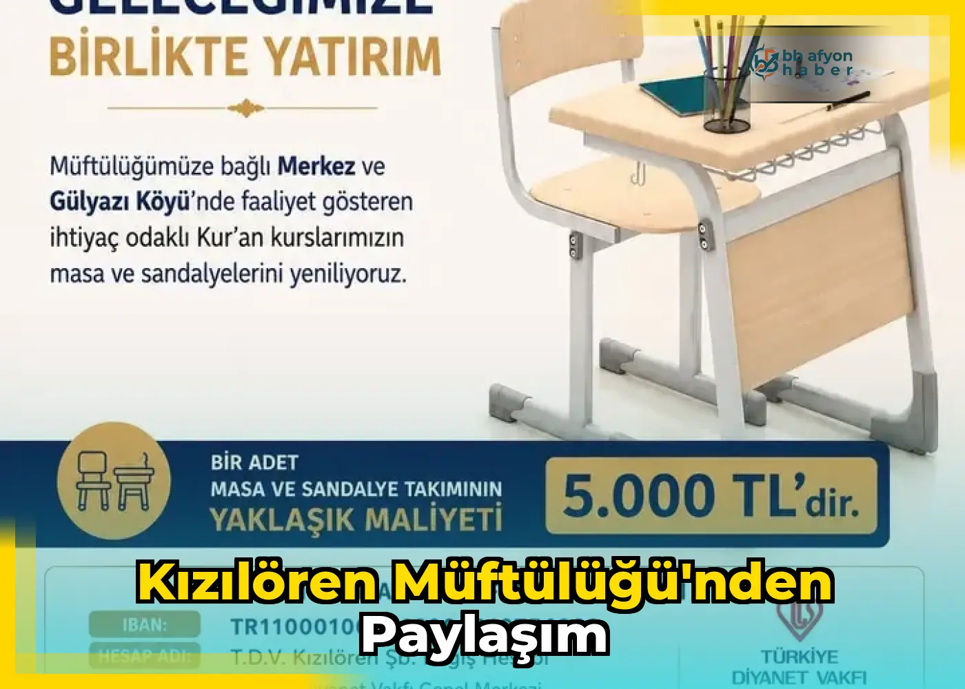 Kızılören Müftülüğü'nden Paylaşım