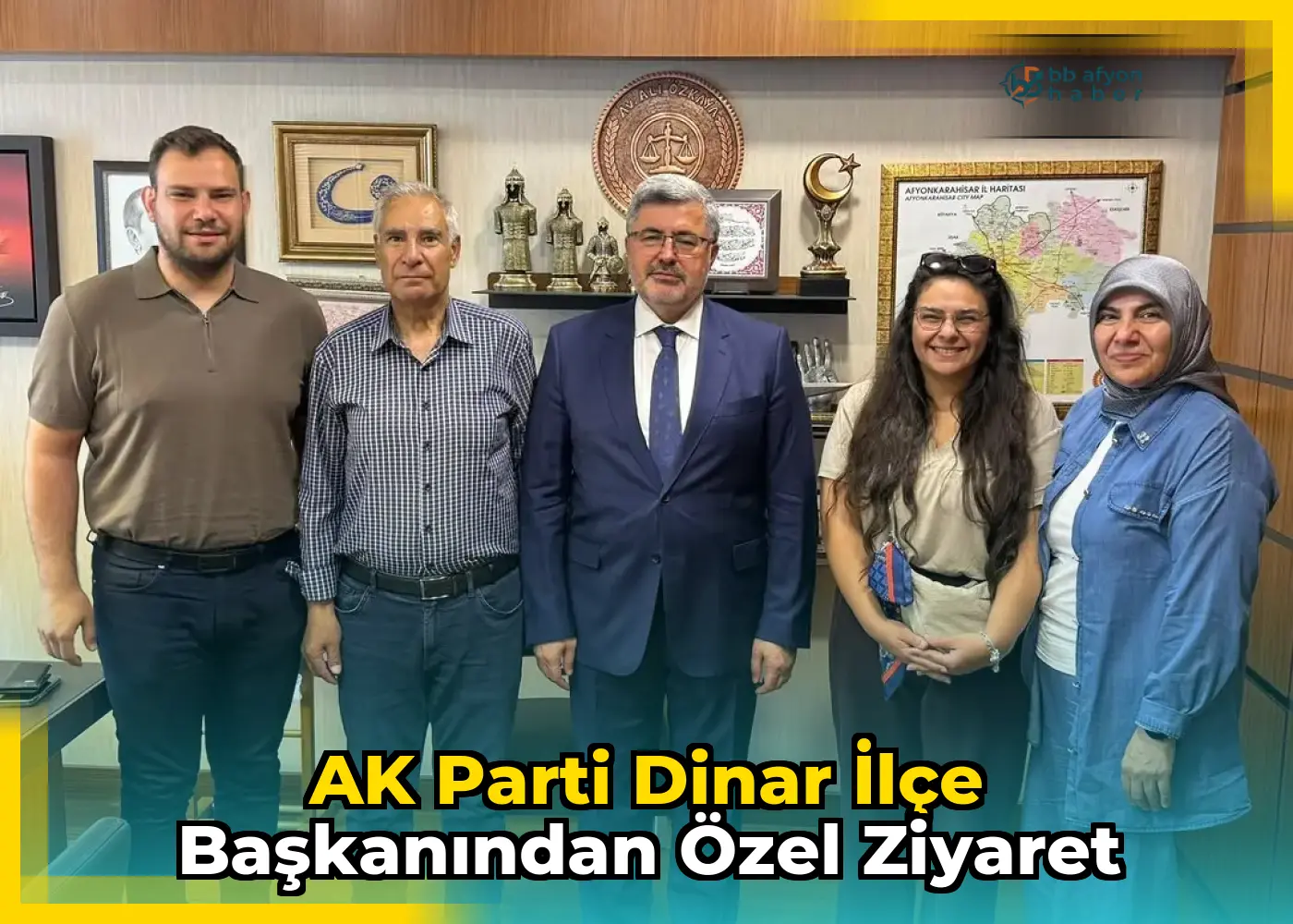AK Parti Dinar İlçe Başkanından Özel Ziyaret