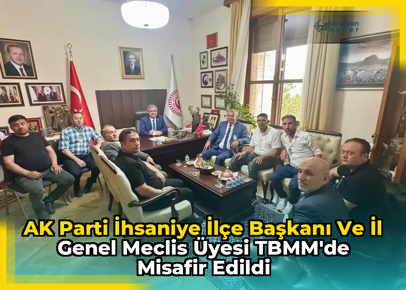 AK Parti İhsaniye İlçe Başkanı ve İl Genel Meclis Üyesi TBMM'de Misafir Edildi