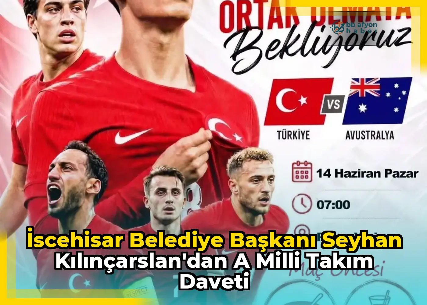 İscehisar Belediye Başkanı Seyhan Kılınçarslan'dan A Milli Takım Daveti