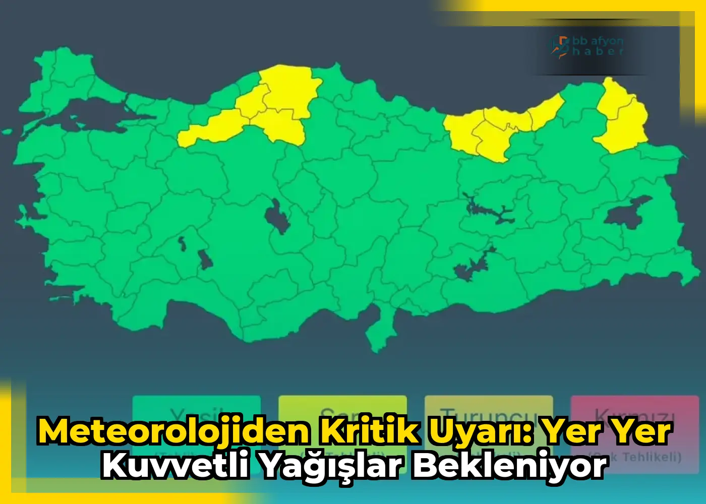 Meteorolojiden Kritik Uyarı: Yer Yer Kuvvetli Yağışlar Bekleniyor