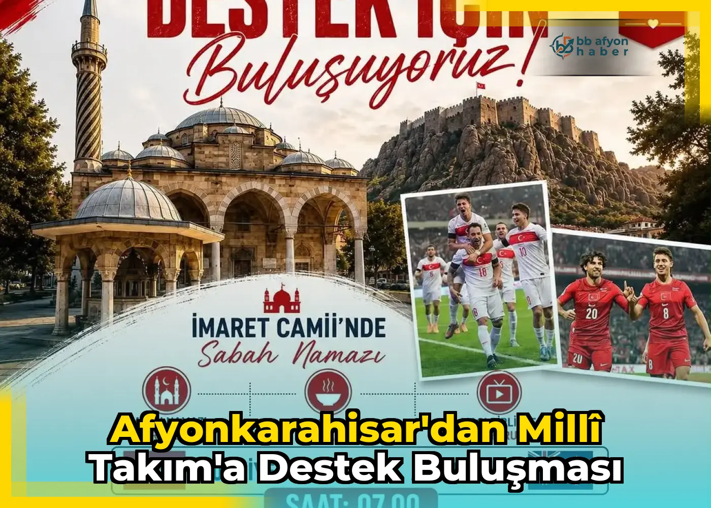 Afyonkarahisar'dan Millî Takım'a Destek Buluşması