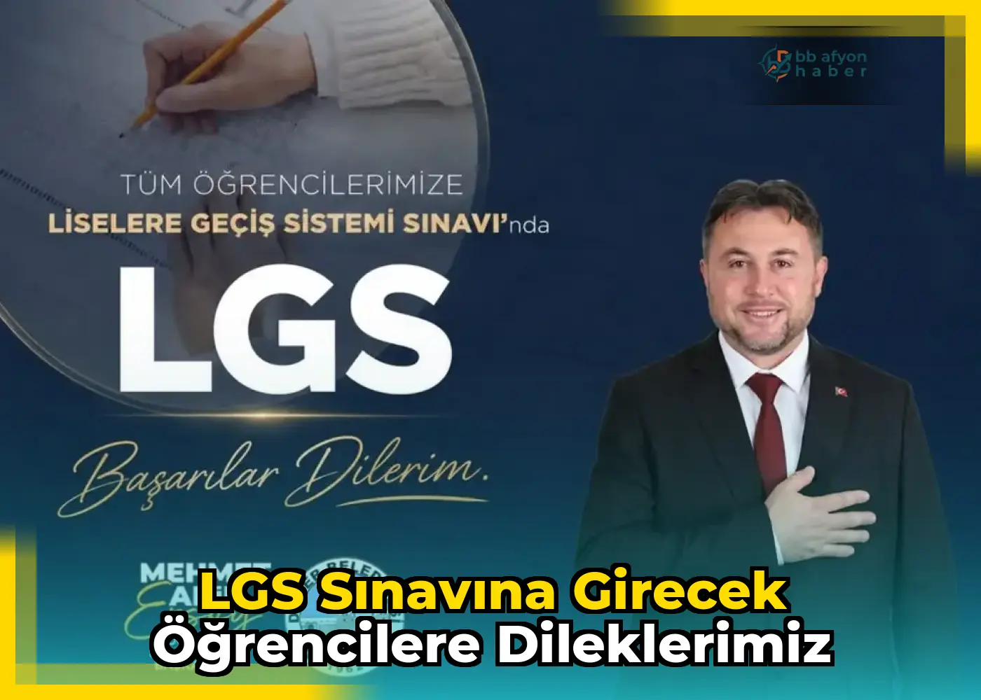 LGS Sınavına Girecek Öğrencilere Dileklerimiz