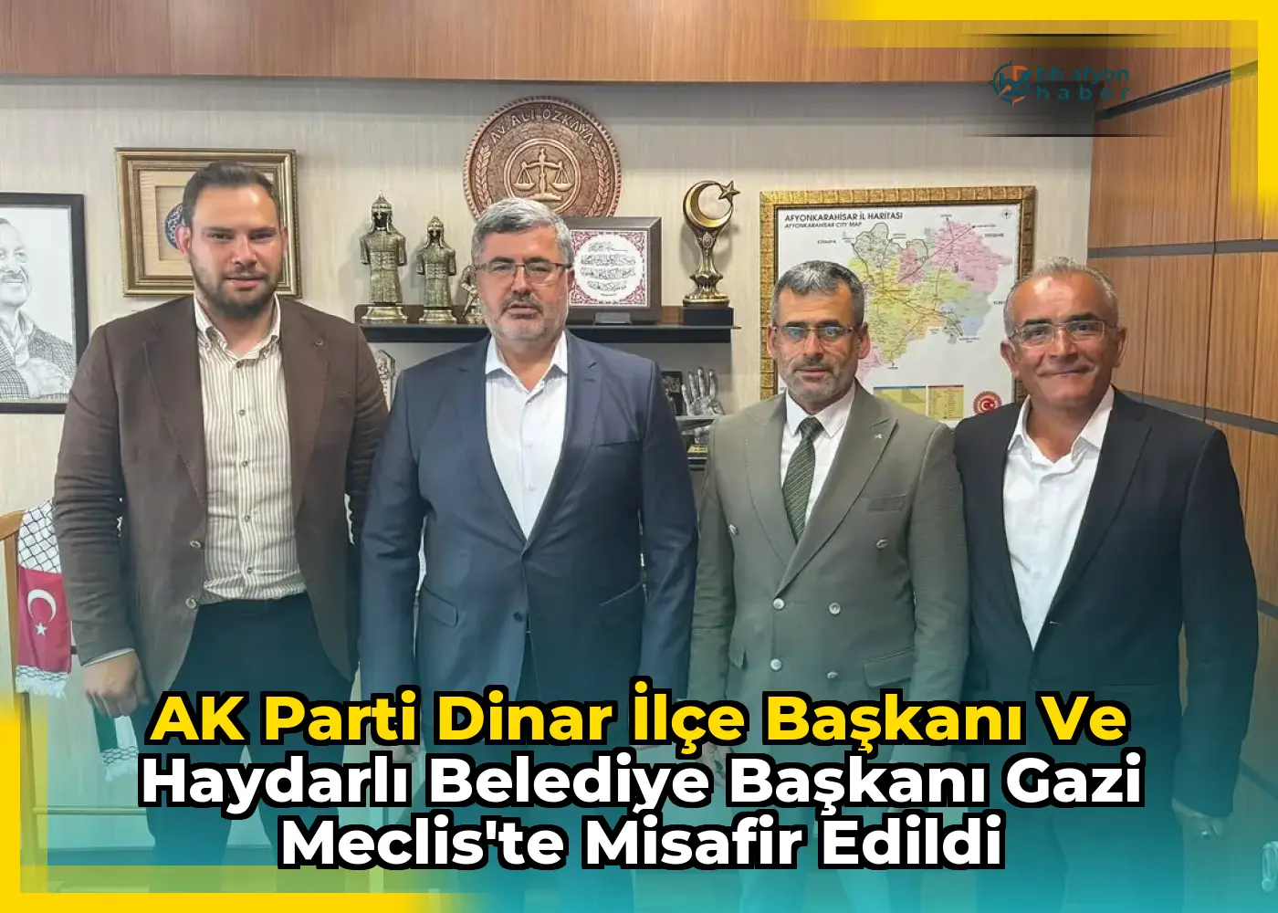AK Parti Dinar İlçe Başkanı ve Haydarlı Belediye Başkanı Gazi Meclis'te Misafir Edildi