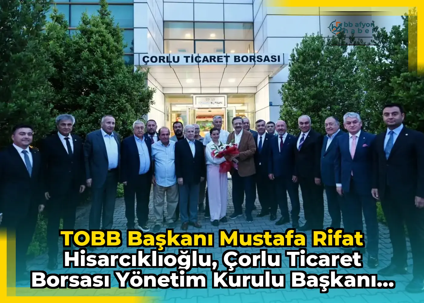 TOBB Başkanı Mustafa Rifat Hisarcıklıoğlu, Çorlu Ticaret Borsası Yönetim Kurulu Başkanı Mehmetali Yavuz'a Hayırlı Olsun Ziyaretinde Bulundu