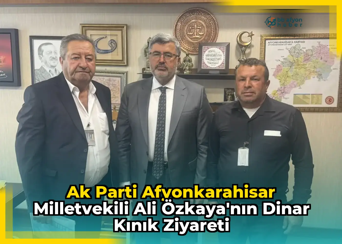 Ak Parti Afyonkarahisar Milletvekili Ali Özkaya'nın Dinar Kınık Ziyareti