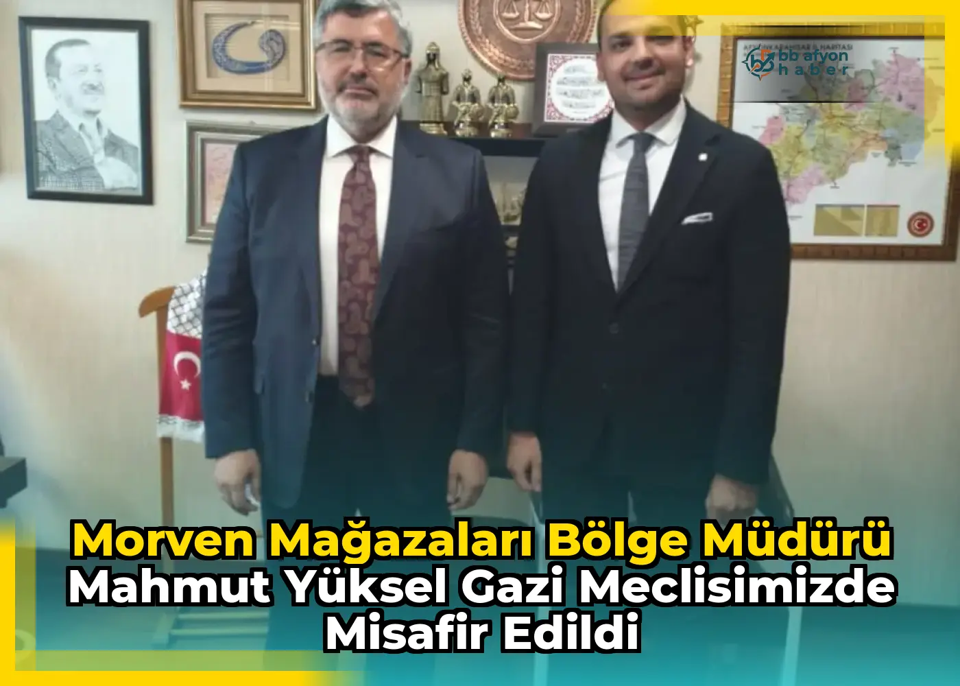 Morven Mağazaları Bölge Müdürü Mahmut Yüksel Gazi Meclisimizde Misafir Edildi
