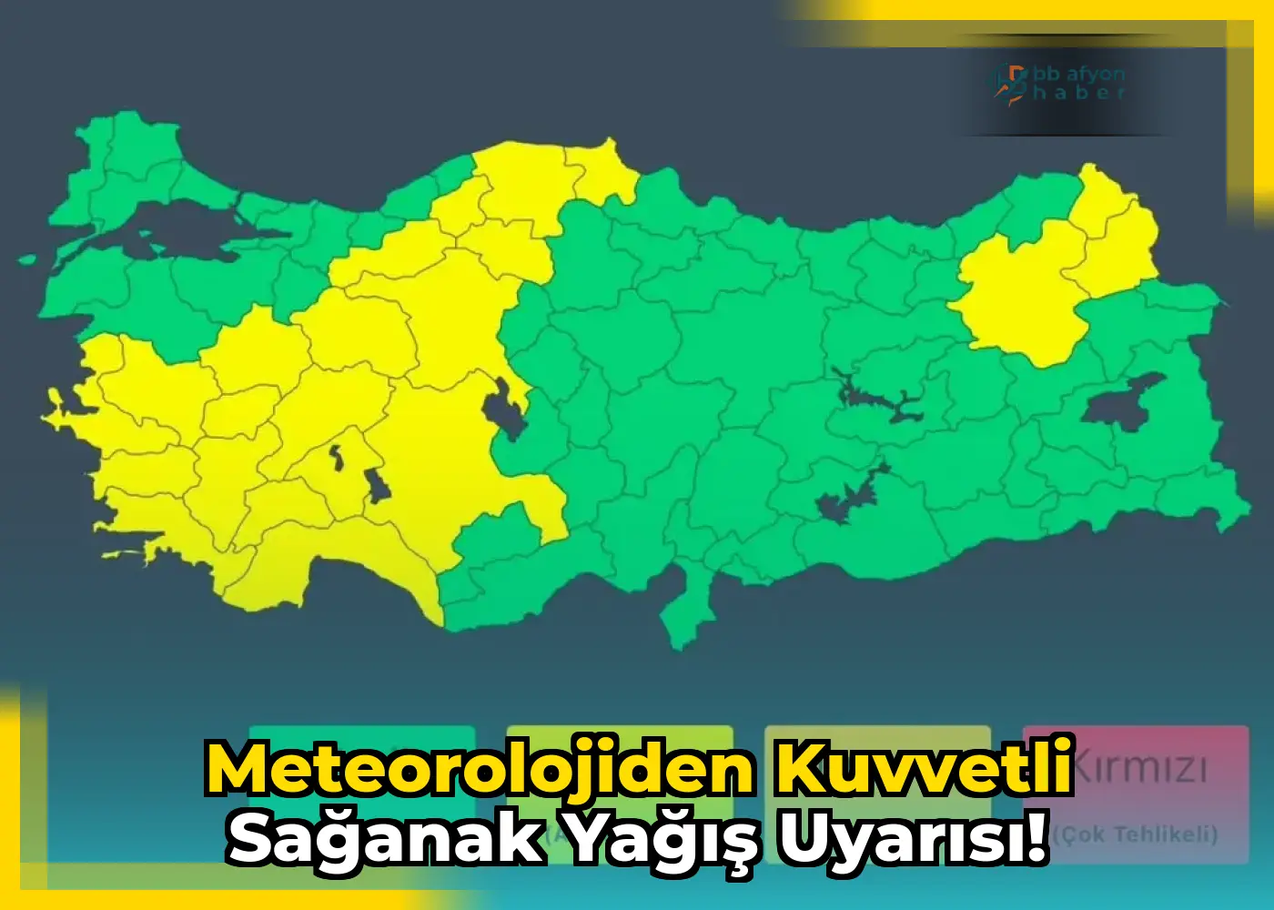 Meteorolojiden Kuvvetli Sağanak Yağış Uyarısı!