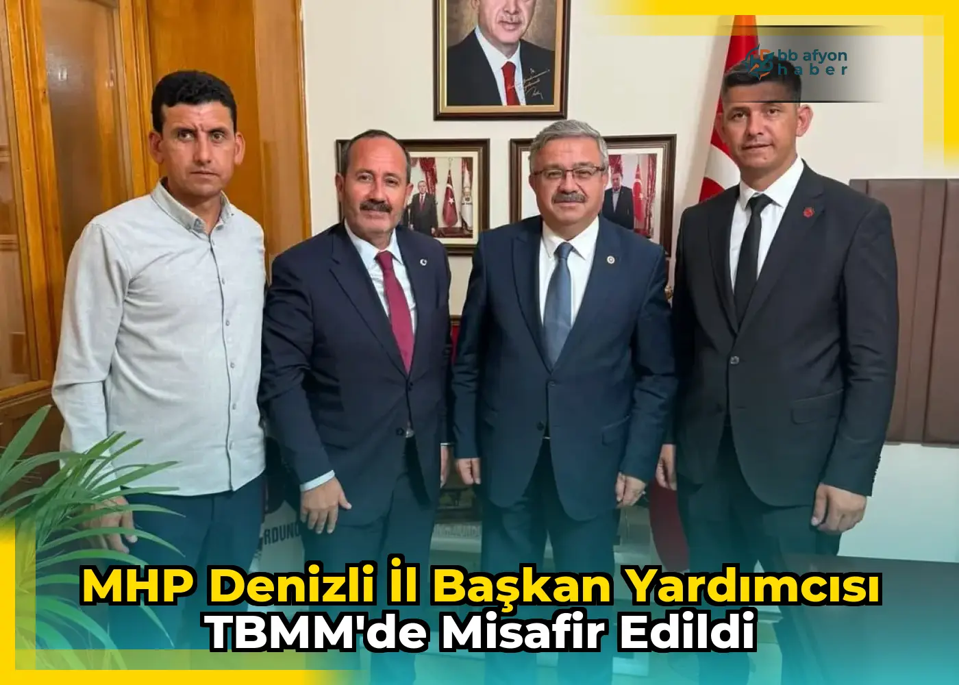 MHP Denizli İl Başkan Yardımcısı TBMM'de Misafir Edildi