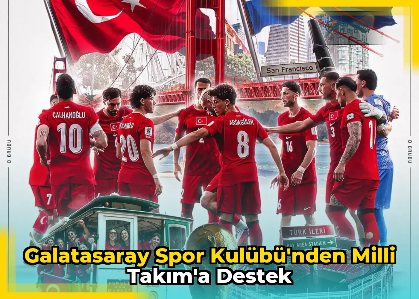 Galatasaray Spor Kulübü'nden Milli Takım'a Destek
