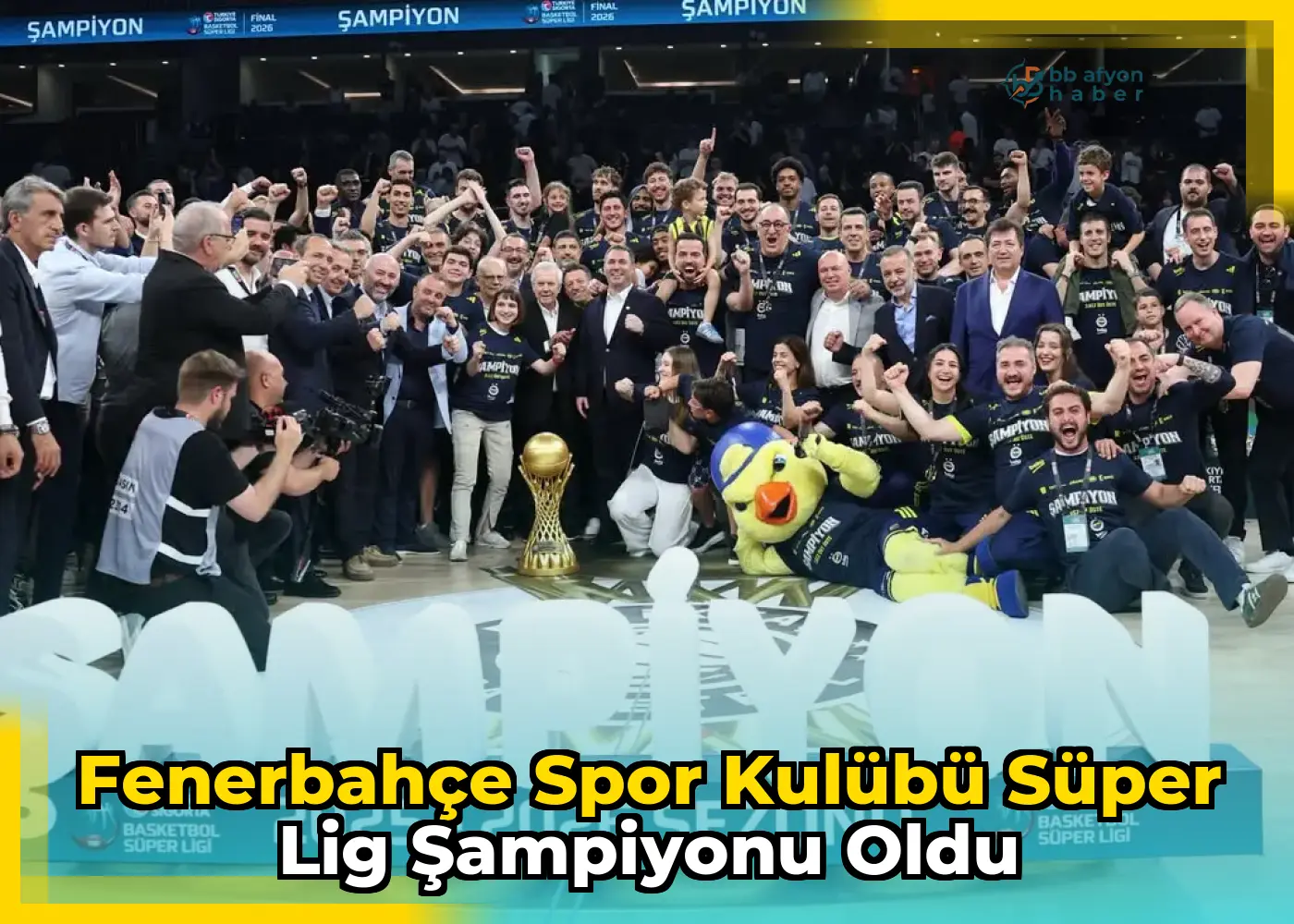 Fenerbahçe Spor Kulübü Süper Lig Şampiyonu Oldu