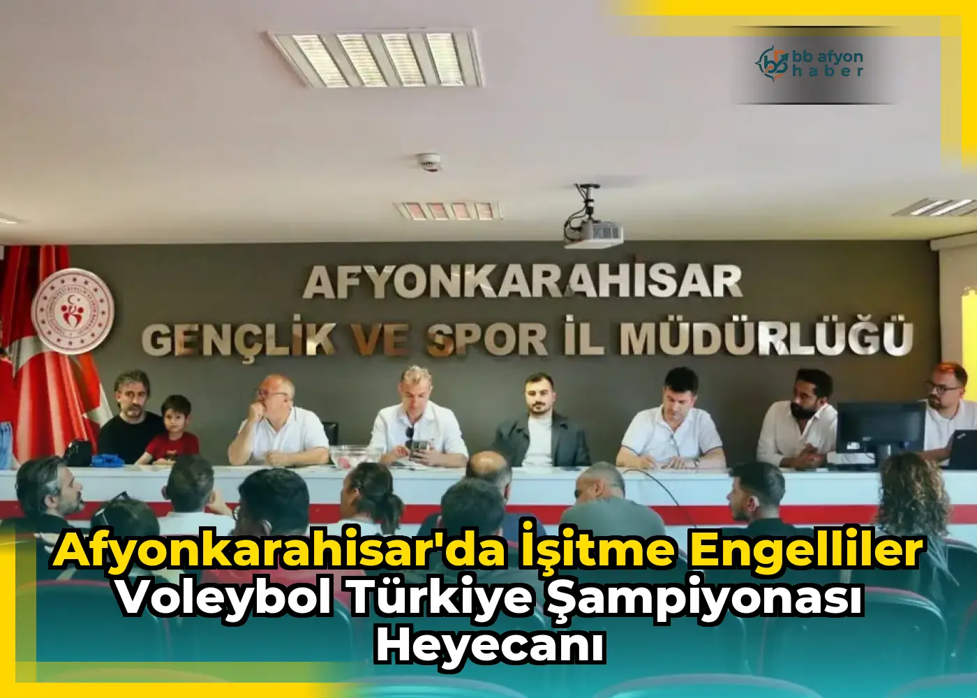 Afyonkarahisar'da İşitme Engelliler Voleybol Türkiye Şampiyonası Heyecanı