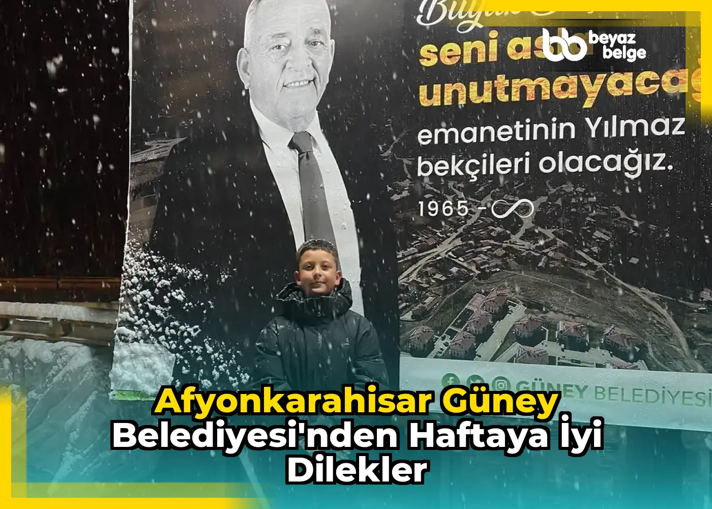 Afyonkarahisar Güney Belediyesi'nden Haftaya İyi Dilekler