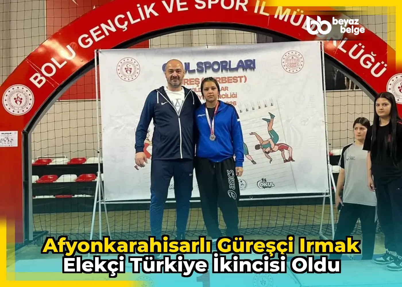 Afyonkarahisarlı Güreşçi Irmak Elekçi Türkiye İkincisi Oldu