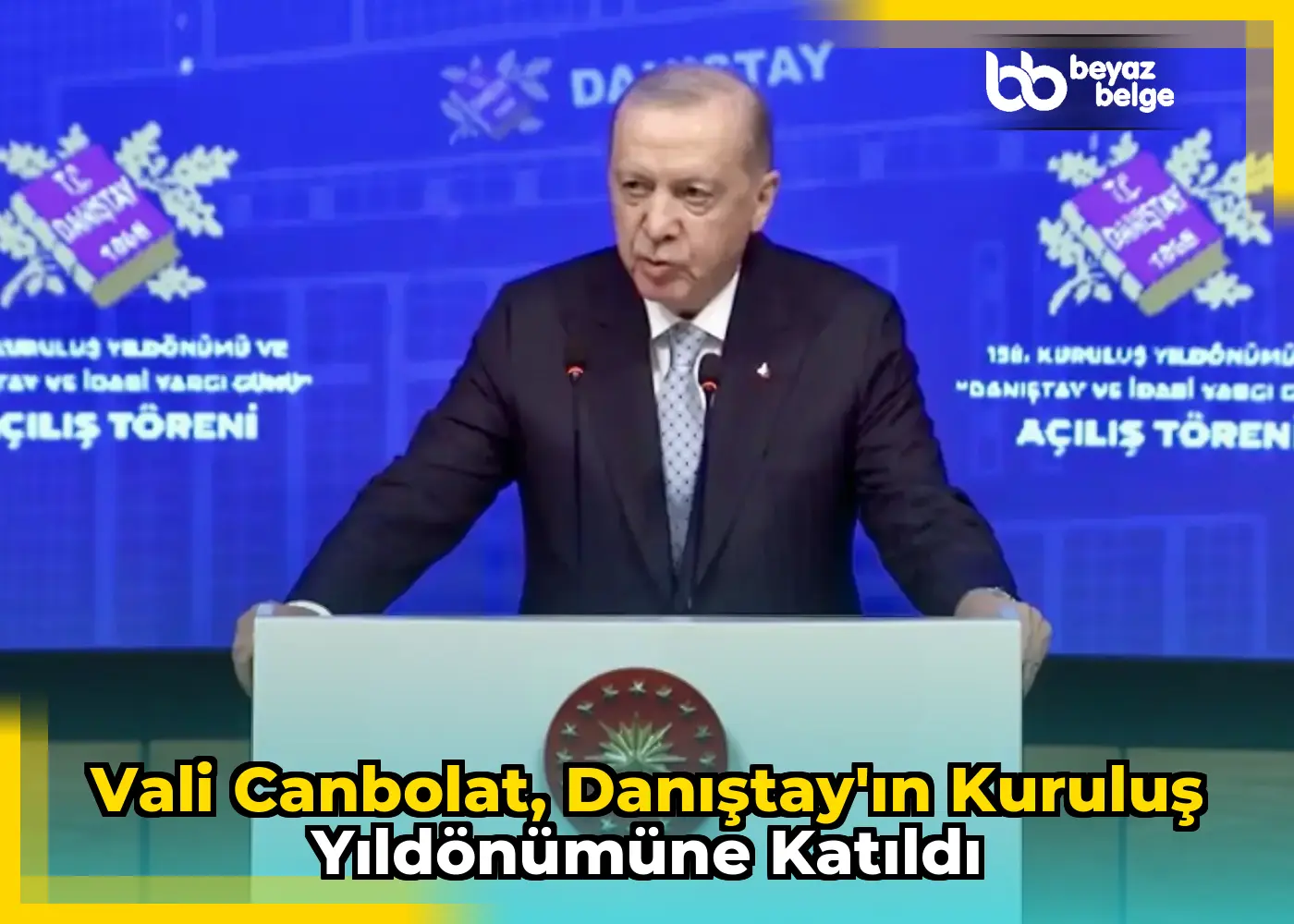 Vali Canbolat, Danıştay'ın Kuruluş Yıldönümüne Katıldı