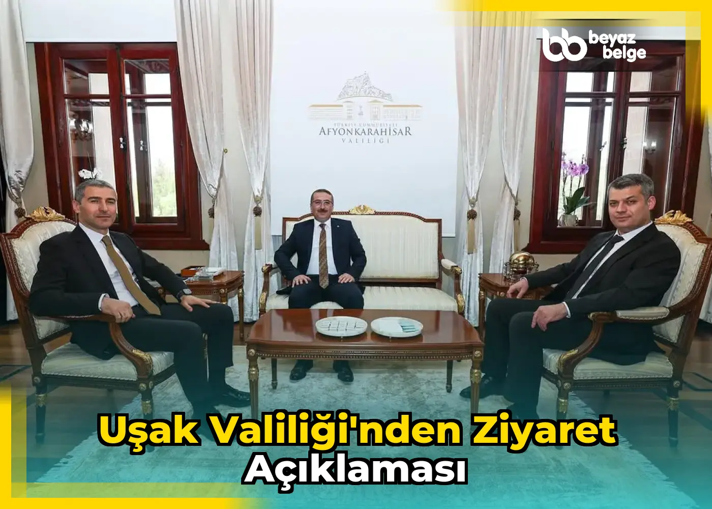 Uşak Valiliği'nden Ziyaret Açıklaması