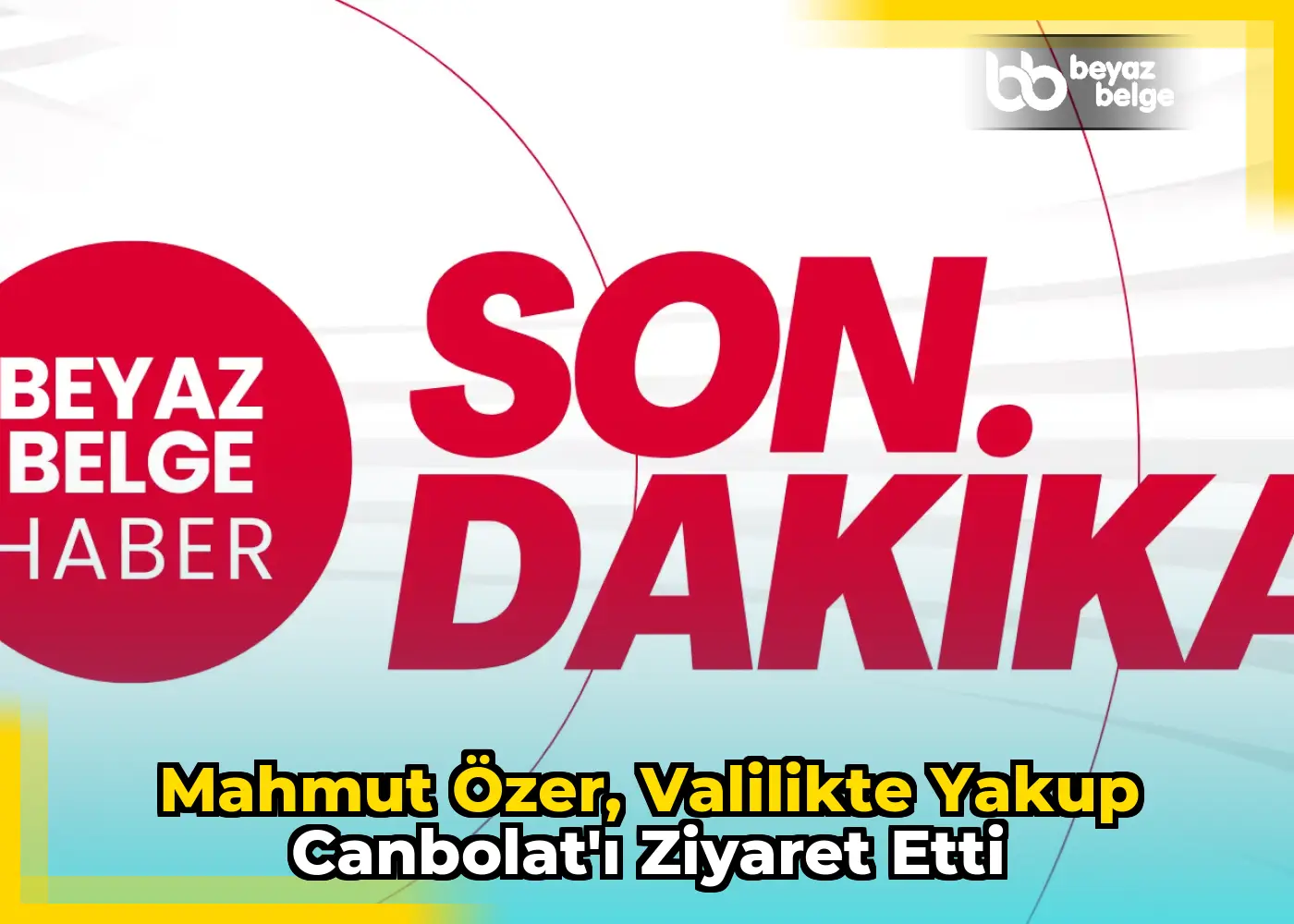 Mahmut Özer, Valilikte Yakup Canbolat'ı Ziyaret Etti