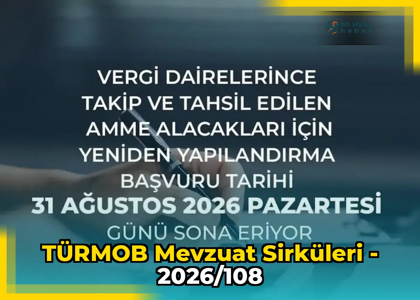 TÜRMOB Mevzuat Sirküleri - 2026/108