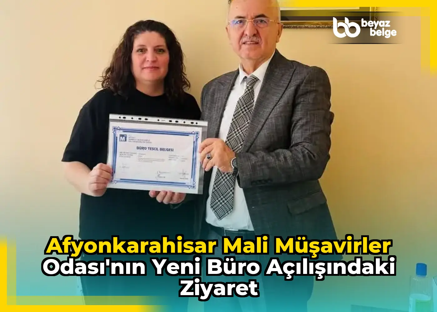 Afyonkarahisar Mali Müşavirler Odası'nın Yeni Büro Açılışındaki Ziyaret