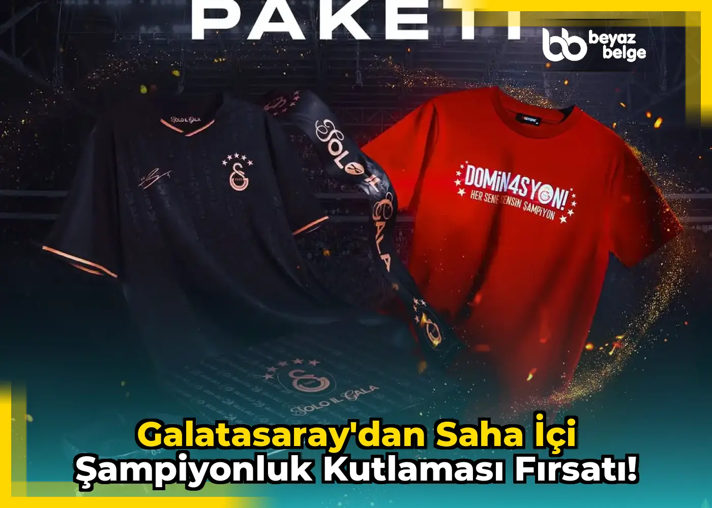 Galatasaray'dan Saha İçi Şampiyonluk Kutlaması Fırsatı!