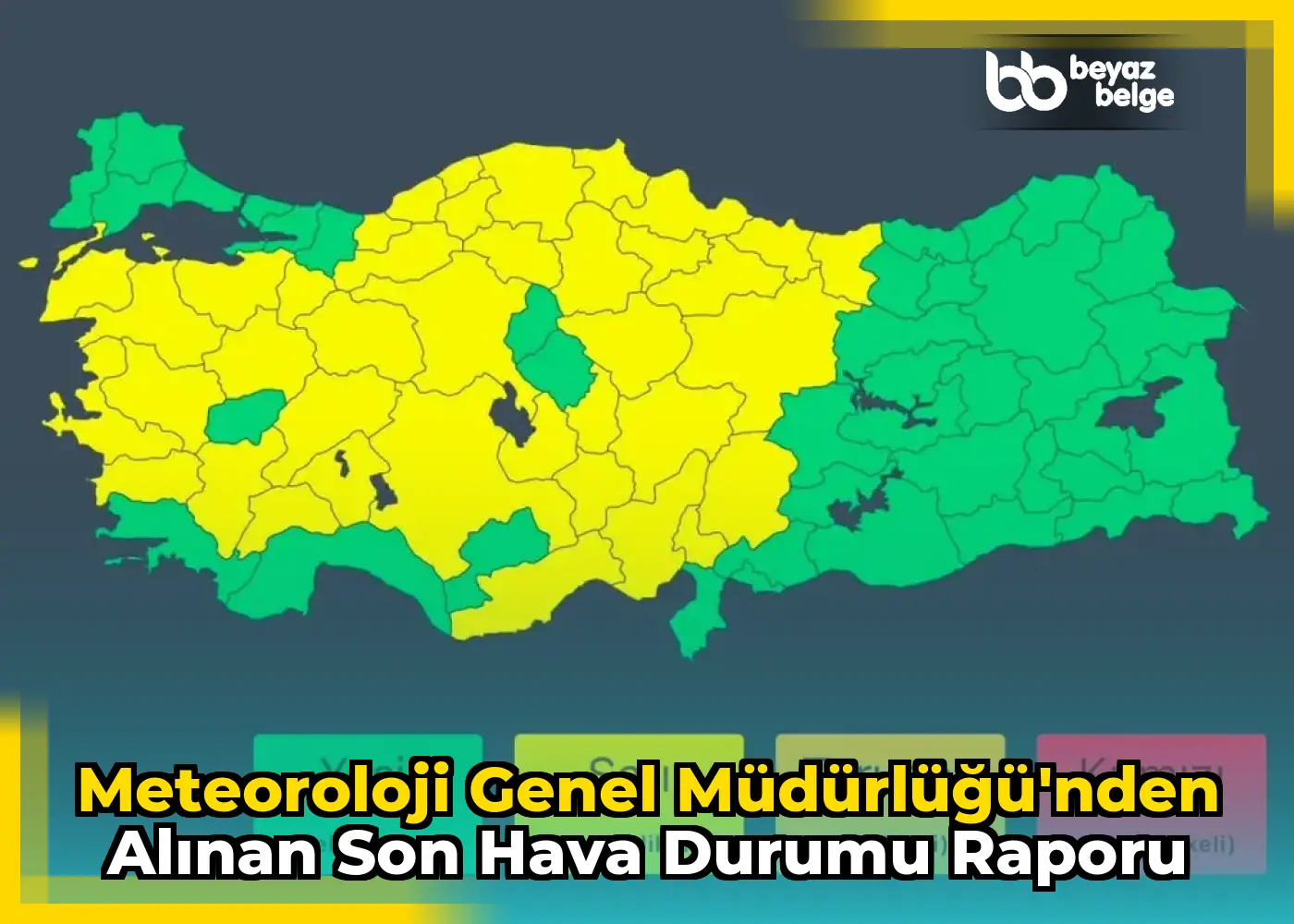 Meteoroloji Genel Müdürlüğü'nden Alınan Son Hava Durumu Raporu