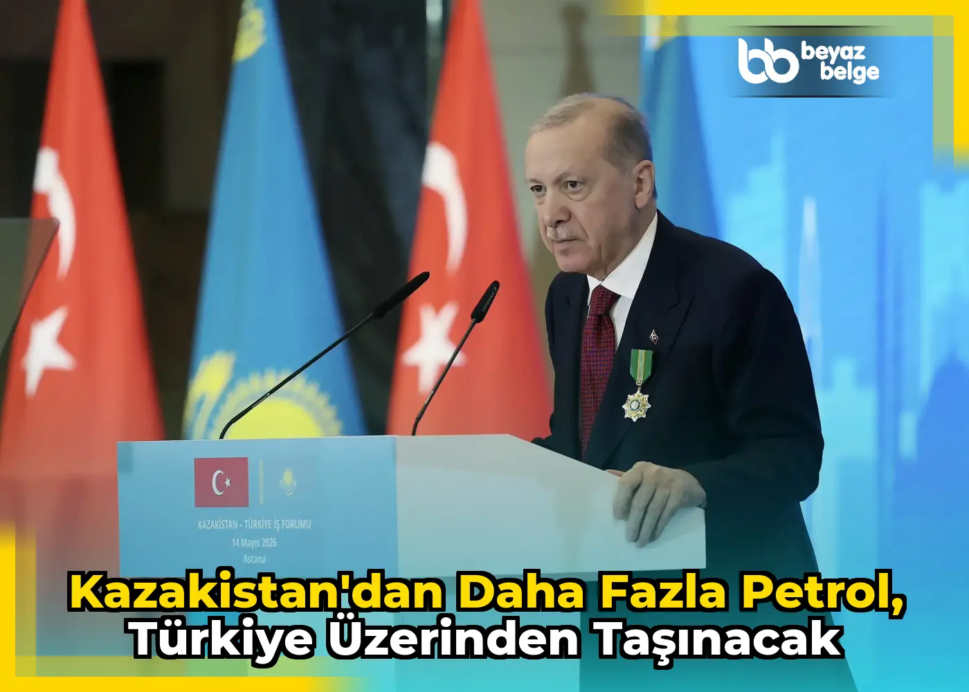 Kazakistan'dan daha fazla petrol, Türkiye üzerinden taşınacak