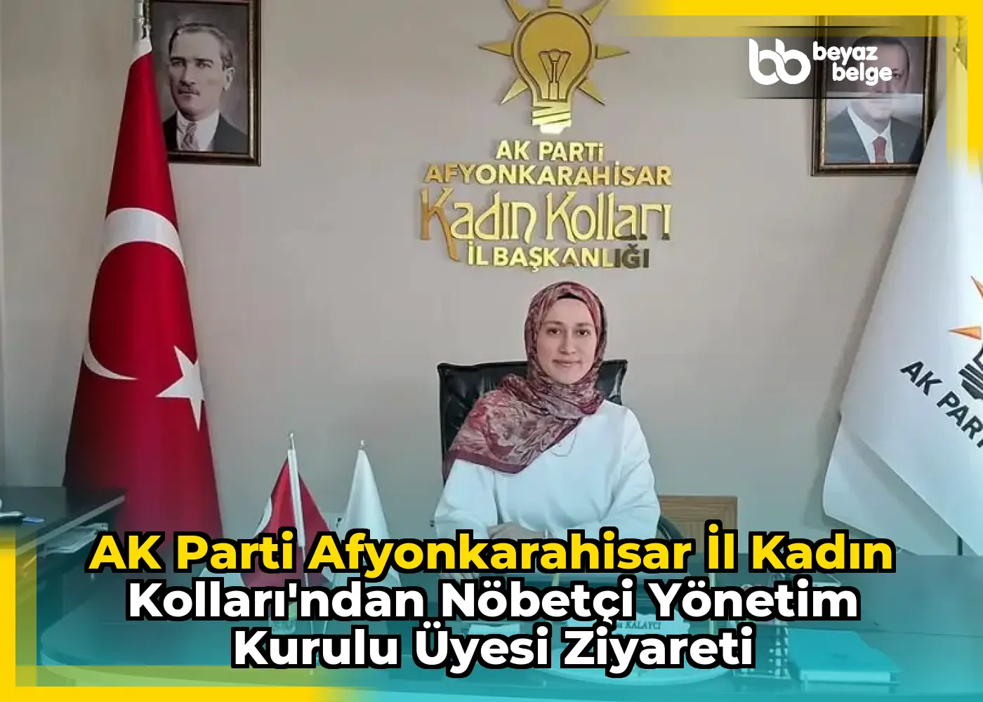 AK Parti Afyonkarahisar İl Kadın Kolları'ndan Nöbetçi Yönetim Kurulu Üyesi Ziyareti