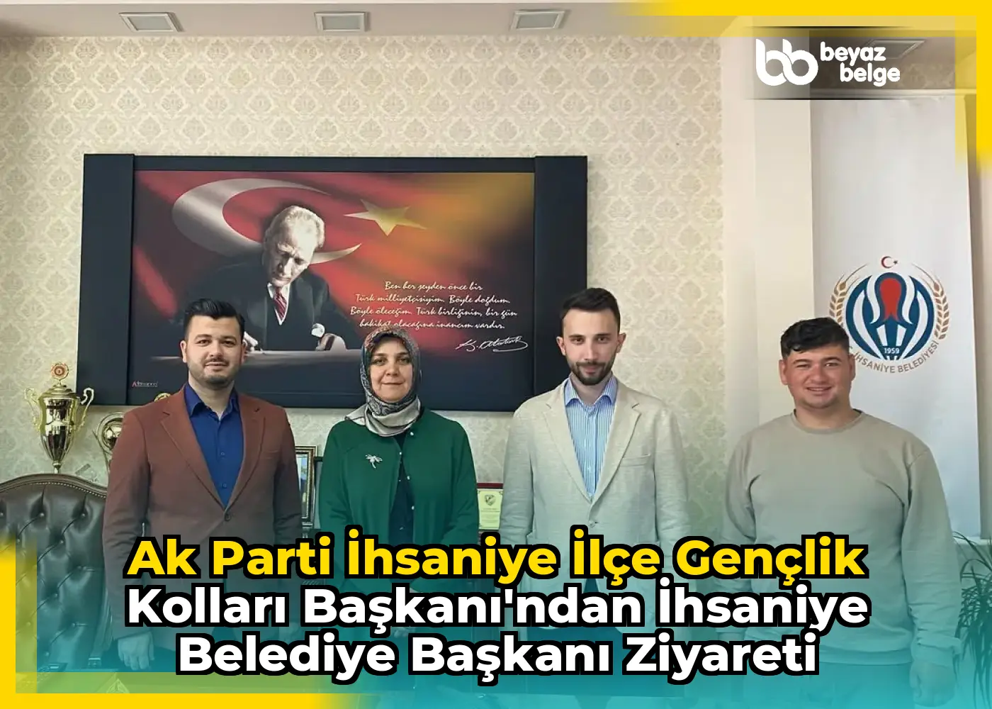 Ak Parti İhsaniye İlçe Gençlik Kolları Başkanı'ndan İhsaniye Belediye Başkanı Ziyareti