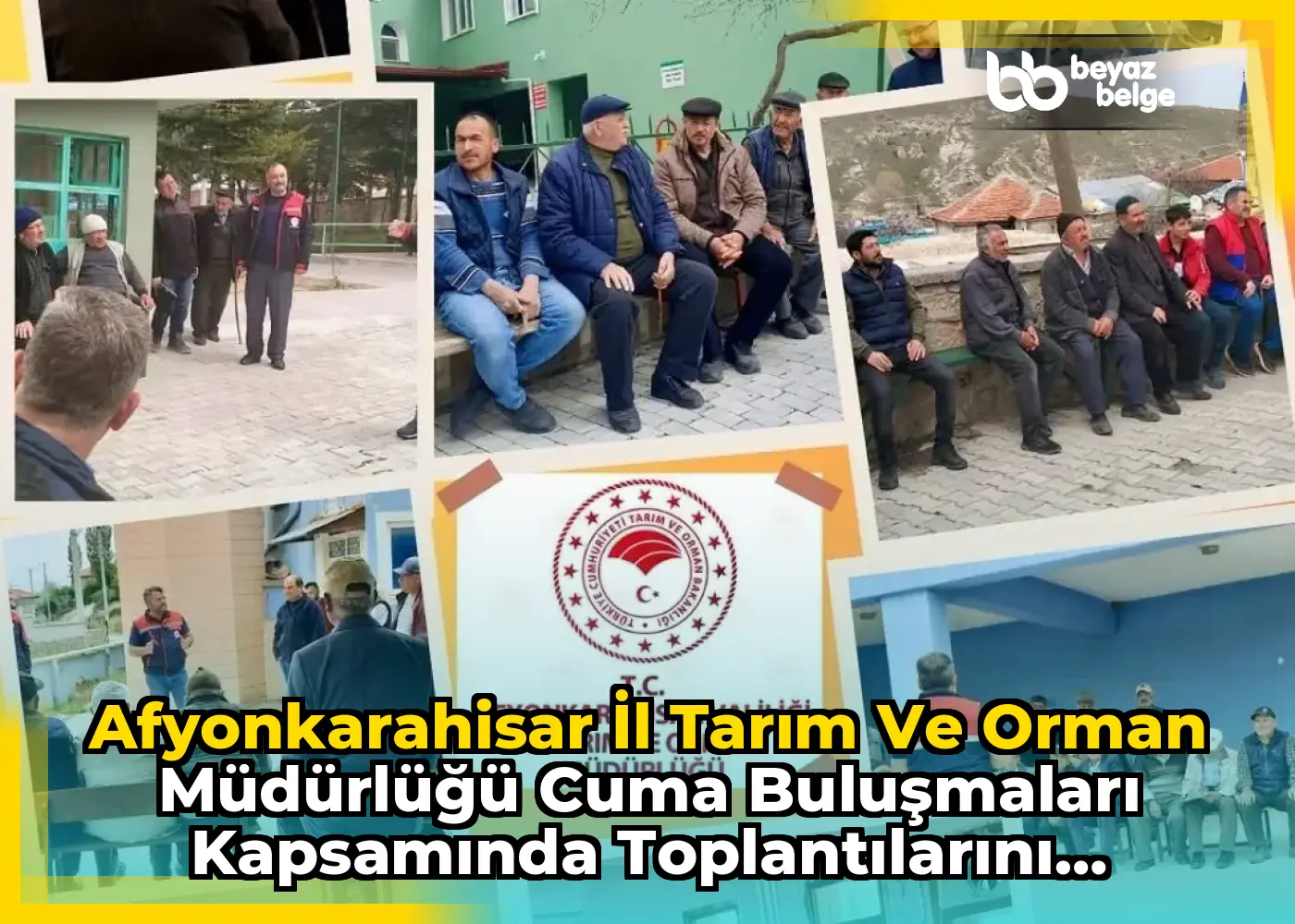 Afyonkarahisar İl Tarım Ve Orman Müdürlüğü Cuma Buluşmaları Kapsamında Toplantılarını Sürdürüyor