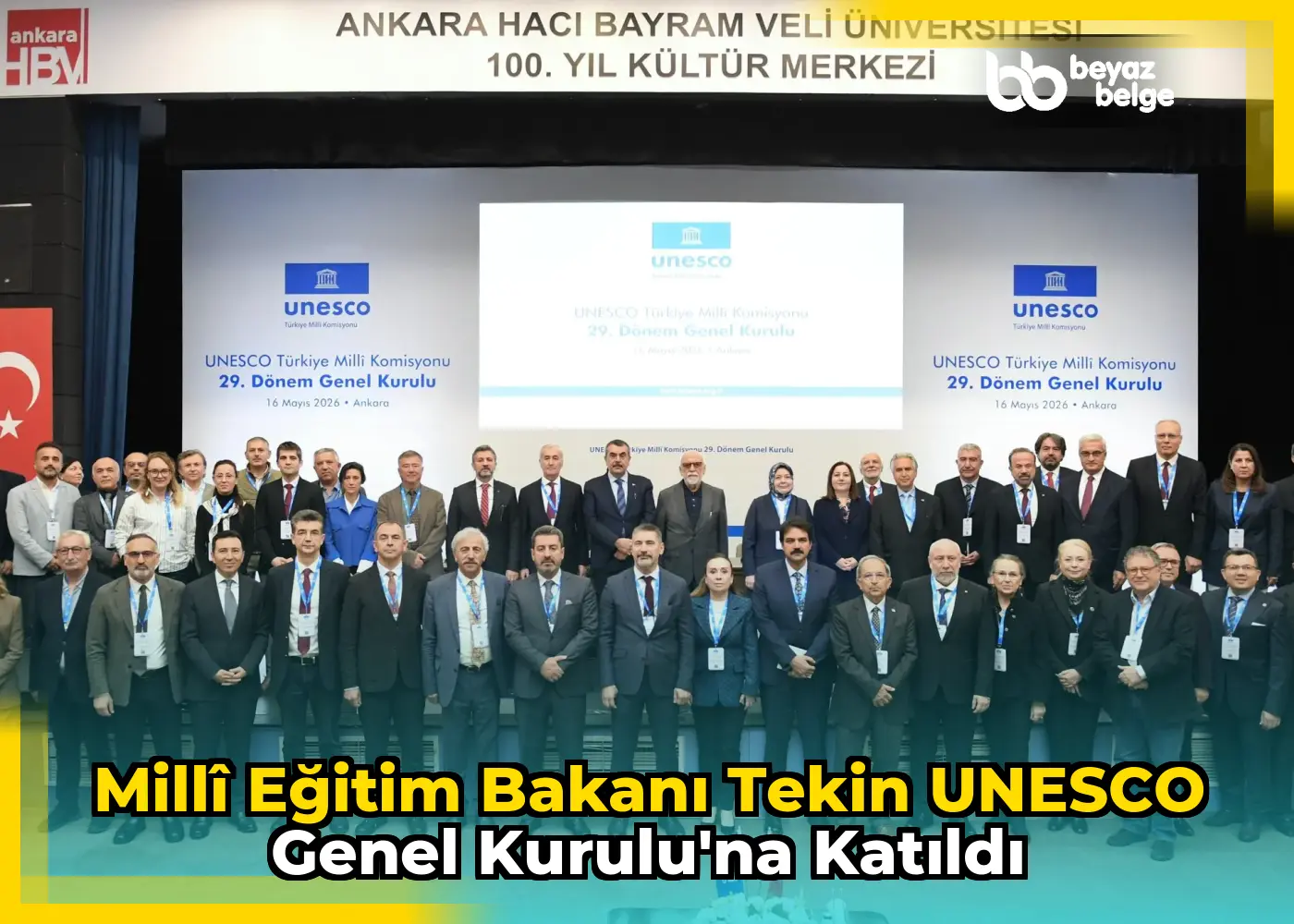 Millî Eğitim Bakanı Tekin UNESCO Genel Kurulu'na Katıldı