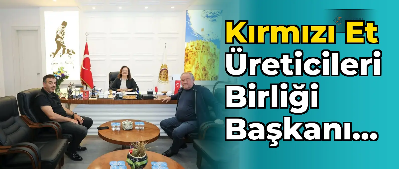 Kırmızı Et Üreticileri Birliği Başkanı Yavuz Aygün ve Kaşif Kahraman ile Görüş Alışverişinde Bulunduk