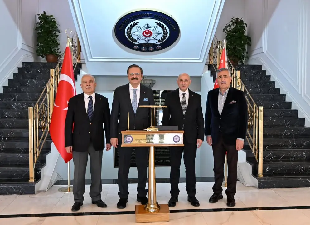 Ankara İl Emniyet Müdürü Maksut Yüksek'e Hayırlı Olsun Ziyareti